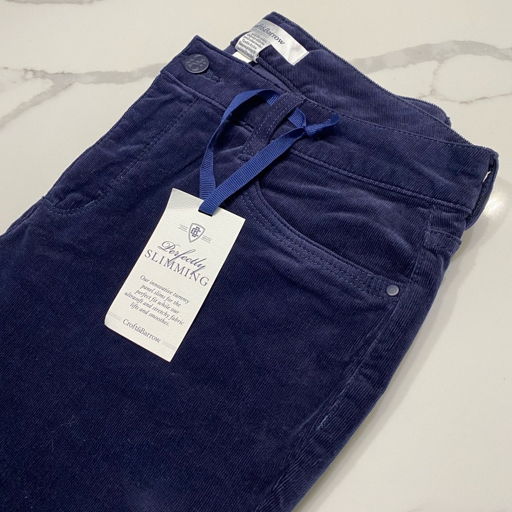 Croft & Barrow Pants | Velour Jeans | Color: Blue | Size: 8S